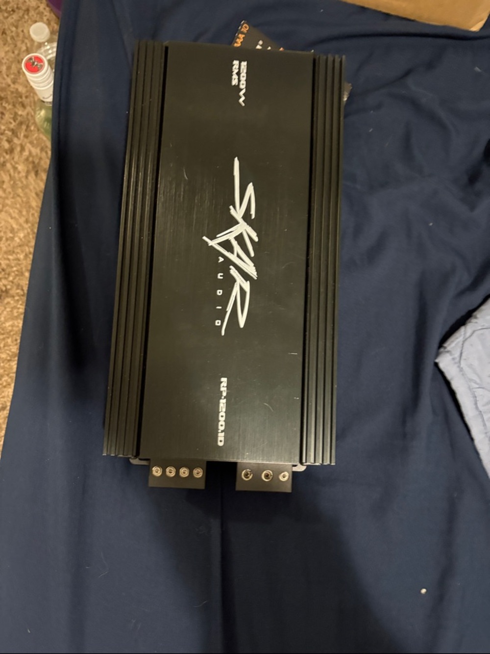 Black Car Amplifier - Powerful 4-Channel Amp